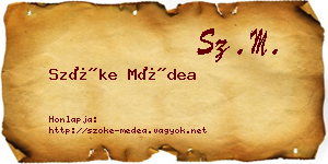 Szőke Médea névjegykártya