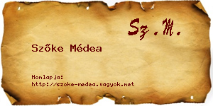 Szőke Médea névjegykártya